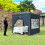 Outsunny Carpa Plegable Azul 248 x 248 x 270 cm 6