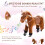 Homcom Caballito Infantil Marrón 55 x 23 x 60 cm 6