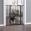 PawHut Barrera de Seguridad Negro 101 x 3.5 x 104.1 cm 6