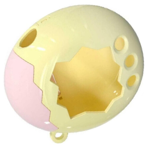 For  Paradise Case, Clear Glitter Protective Cover for  Paradise Electronic Pet Game Machine Yellow 2