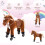 Homcom Caballito Infantil Marrón 55 x 23 x 60 cm 5