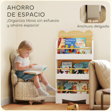 Librería Infantil Marrón 55 x 15 x 110 cm