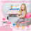 Homcom Pupitre Infantil Bicolor 60 x 45 x 102 cm 4
