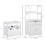 Conjunto de Baño Blanco 60 x 33 x 122.5 cm 3