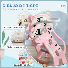 Tobogán para Niño Rosa 133 x 60 x 70 cm