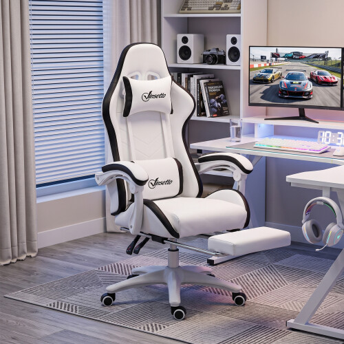 Vinsetto Silla Gaming Blanco 65 x 65 x 129 cm 1