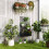 Outsunny Jardinera Exterior Negro 61 x 23 x 113 cm 2