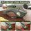 Knife Sharpener, 6 Adjustable Sharpening Angle, Coarse & Fine Knife Sharpener with Adjustable Angle Guide (Dark Green) 6