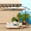 Outsunny Parasol Excéntrico Verde 247 x 247 x 256 cm 2