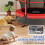 Homcom Cama Elástica Infantil Bicolor 163 x 163 x 190 cm 6