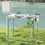 Outsunny Mesa Plegable Camping Blanco 108 x 58 x 92 cm 6