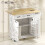 Homcom Isla de Cocina Blanco 112 x 74 x 94.5 cm 4