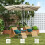 Outsunny Parasol Excéntrico Verde 247 x 247 x 256 cm 5