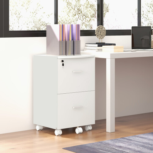 Vinsetto Cajonera de Oficina Blanco 43 x 45 x 72 cm 1