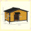 PawHut Caseta para Perro Marrón 97 x 72 x 65 cm 6