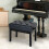 Homcom Banco de Piano Negro 54.5 x 33 x 58 cm 2