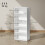 Homcom Librería Blanco 60 x 24 x 133.5 cm 7