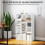 Homcom Librería Blanco 74.3 x 24 x 106 cm 4