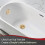 Bath Drainage Kit Rotator Kit Comes with A Hole Overflow Panel Conversion Bath Drainage Kit Zinc Alloy 4