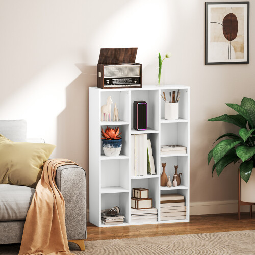Homcom Librería Blanco 74.3 x 24 x 106 cm 1