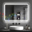 Homcom Espejo de Baño Gris 70 x 3.5 x 50 cm 2
