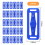 30 Pcs Racetrack Connectors for  Mold-Designed  Joiners Track Connectors 6