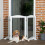 PawHut Barrera para Mascota Blanco 154 x 30 x 80 cm 6