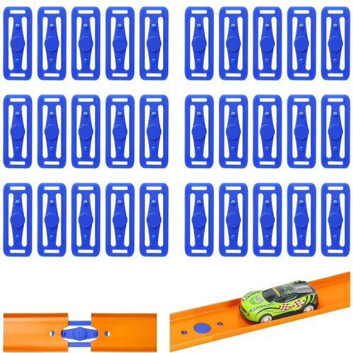 30 Pcs Racetrack Connectors for  Mold-Designed  Joiners Track Connectors 1