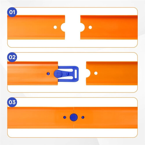 30 Pcs Racetrack Connectors for  Mold-Designed  Joiners Track Connectors 2