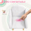 ZONEKIZ Sillón Infantil Blanco 46 x 51 x 55 cm 9