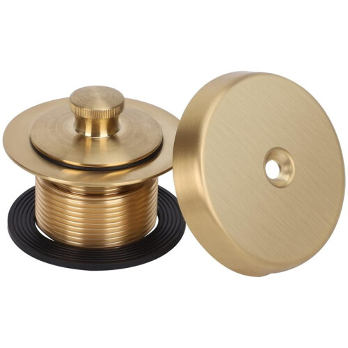 Bath Drainage Kit Rotator Kit Comes with A Hole Overflow Panel Conversion Bath Drainage Kit Zinc Alloy 1