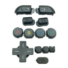 1 Sets Full Set Buttons for New 3DS XL LL Replacement Key Caps Kit Console Repair Parts(Slight Color Variance) Dark Gray