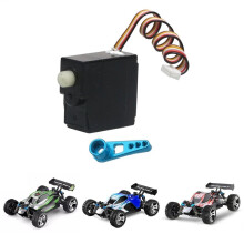 Five Wire Metal Gear Servo with Servo for 16102 16103 Q130 RC Car Upgrades Parts Accessories A