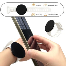 For Magnetic Wrist Band Holder Double Sided Magnet Holder with Adjustable Strap Phone Mount for Bike