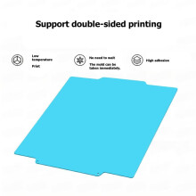 2 Stuks voor Flashforge Creator 5/5 Pro Bouwplaat 266x290mm Blauw Koudgeperst Bord 3D-Printer Vervangende Accessoires