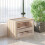 PawHut Jaula Madera para Hámster Marrón 60 x 35 x 42cm 5