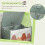 ZONEKIZ Cajas de Almacenamiento Verde 60 x 37 x 39 cm 5