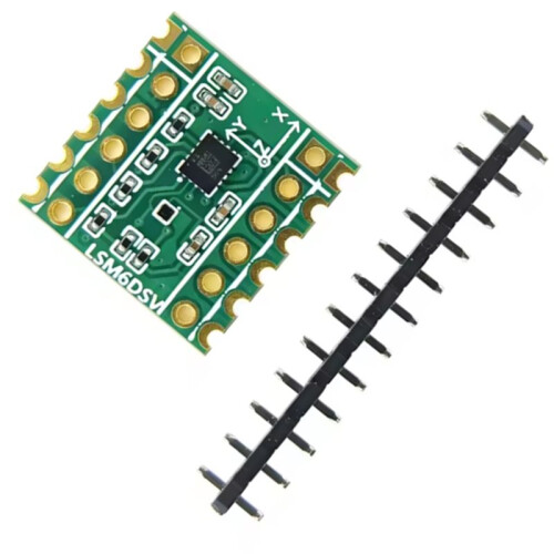 LSM6DSV 6-Axis IMU Module with Optional QMC6309 Magnetometer SPI/I²C Interface, for DIY SlimeVR & Smol-Style PCBs 1