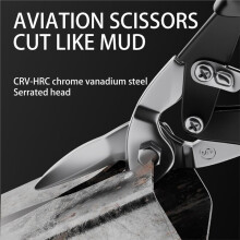 CHNT Multifunctional Metal Sheet Hand Tool Cutting Scissor Cutter Multi-Directional Scissors Industrial Work Professional B