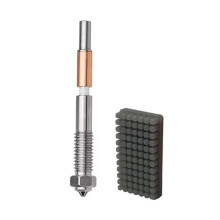 Bimetal Nozzle,Nozzle Replacement for QIDI Q2 Q2c 3D Printer, for PLA, PETG, ABS, ASA, PA-CF Filaments 0.2mm