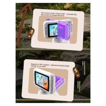 Digital Microscope Multifunctional LCD Screen Three Working Modes Removable Photo Taking Scientific Observation Grey