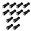 100 Pcs Car Freshies Vent Clips, Square  Air Vent for Auto Bulk Kit with 2 Storage Boxes, Square Holders 1
