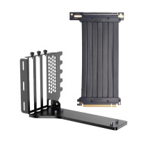 Câble D'Extension GPU PCIe 5.0 X16 Gen5 avec Support Triple Emplacement pour Carte Graphique PCIe 5.0 (Boîtier ITX/ATX)
