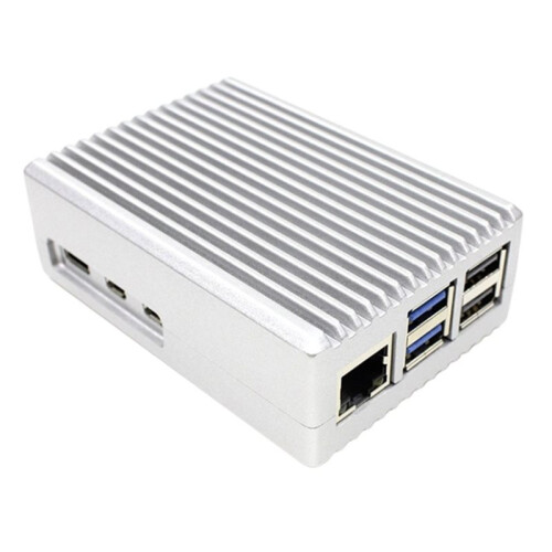 Heatsink Protective Case for Raspberry Pi 5 Aluminum Passive Cooling Metal Shell C