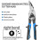 CHNT Multifunctional Metal Sheet Hand Tool Cutting Scissor Cutter Multi-Directional Scissors Industrial Work Professional C 5