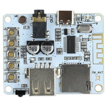5.4 Audio Ontvangerbord met USB/TF Afspeelondersteuning Verliesloze Decodering AAC MP3 WAV FLAC APE voor Auto Thuis