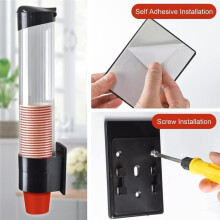 Wandmontage Bekerhouder voor Waterdispensers, Papieren Bekerhouder voor Waterdispensers, Bekerdispenser, Geschikt voor Woningen