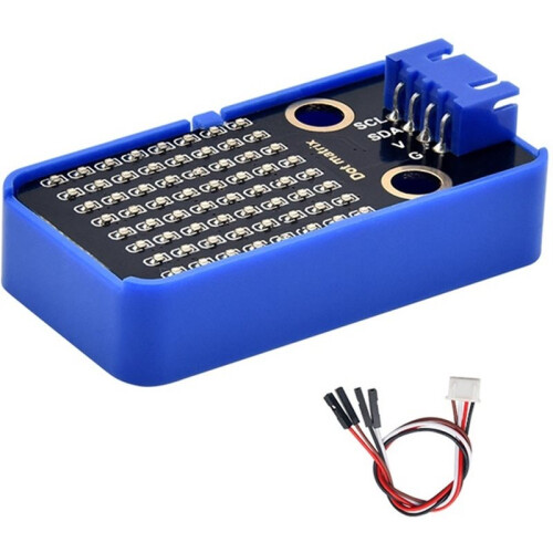 HT16K33_8X8 Dot Matrix Module DIY Electronic Building Block I2C for  Compatible with for  Blocks with Case