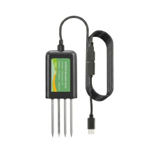 8 in 1 Soil NPK Sensor Salinity EC Moisture Temp PH Tester with APP Data Logger for Garden Agricultural Planting