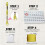Embroidery Floss Organizer Box Tools - Bobbin Winder, 1 Removable 36 Compartments with 120 Floss Bobbins and Stickers 4